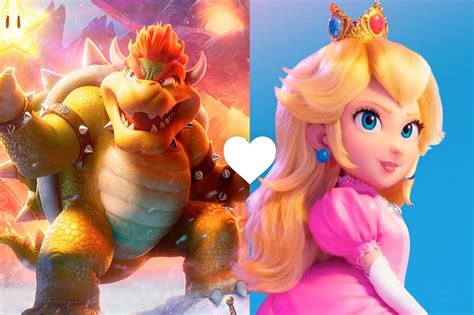 la princesa peach|Bowser .